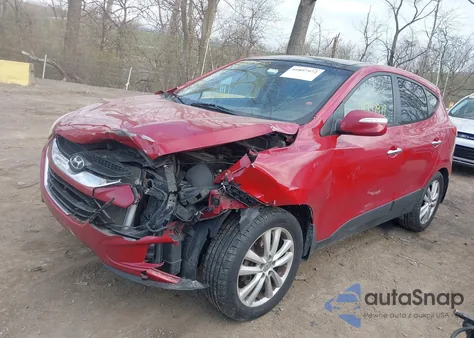 2012 Hyundai Tucson Limited z USA, uszkodzony, nr VIN KM8JUCAC0CU404461